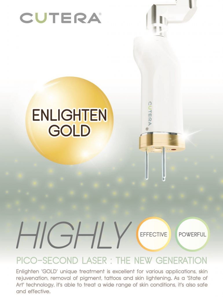 Cutera Enlighten Gold at Vinesse Aesthetics and Cosmetic Clinic